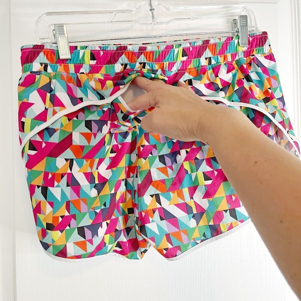 Fabletics Colorful Geometric Print Active Running… - image 7